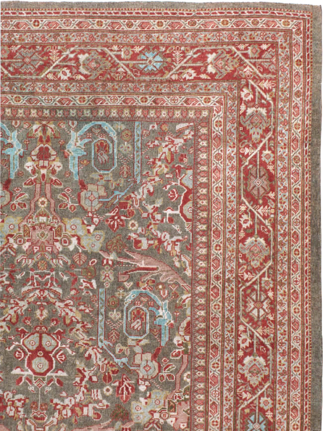 Antique Persian Mahal Carpet, No.22436 - Gss