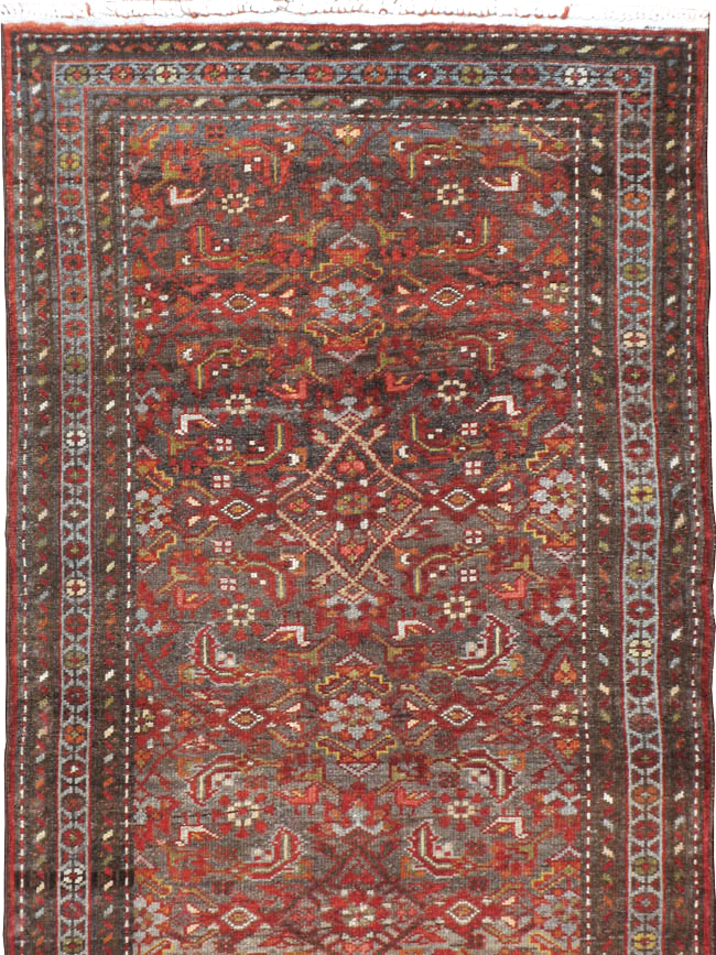 Vintage Persian Malayer Runner, No.22450 - Gss