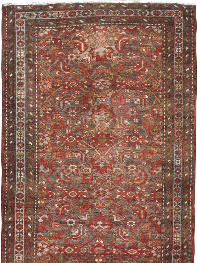 Vintage Persian Malayer Runner, No.22450 - Gss