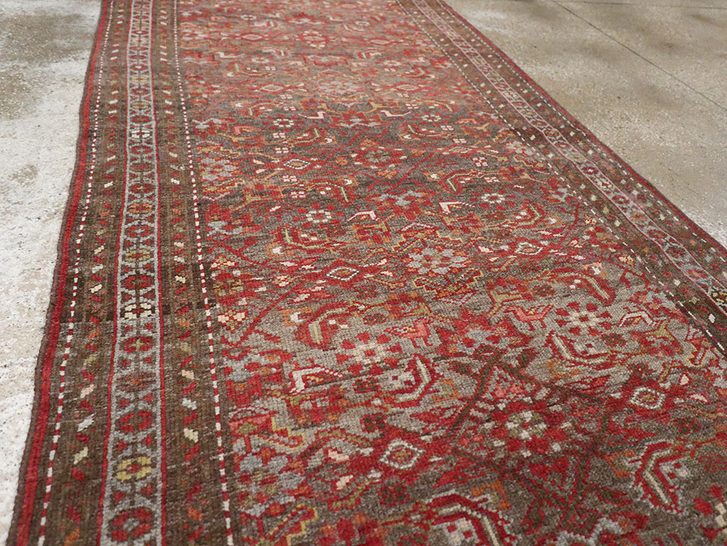 Vintage Persian Malayer Runner, No.22450 - Gss