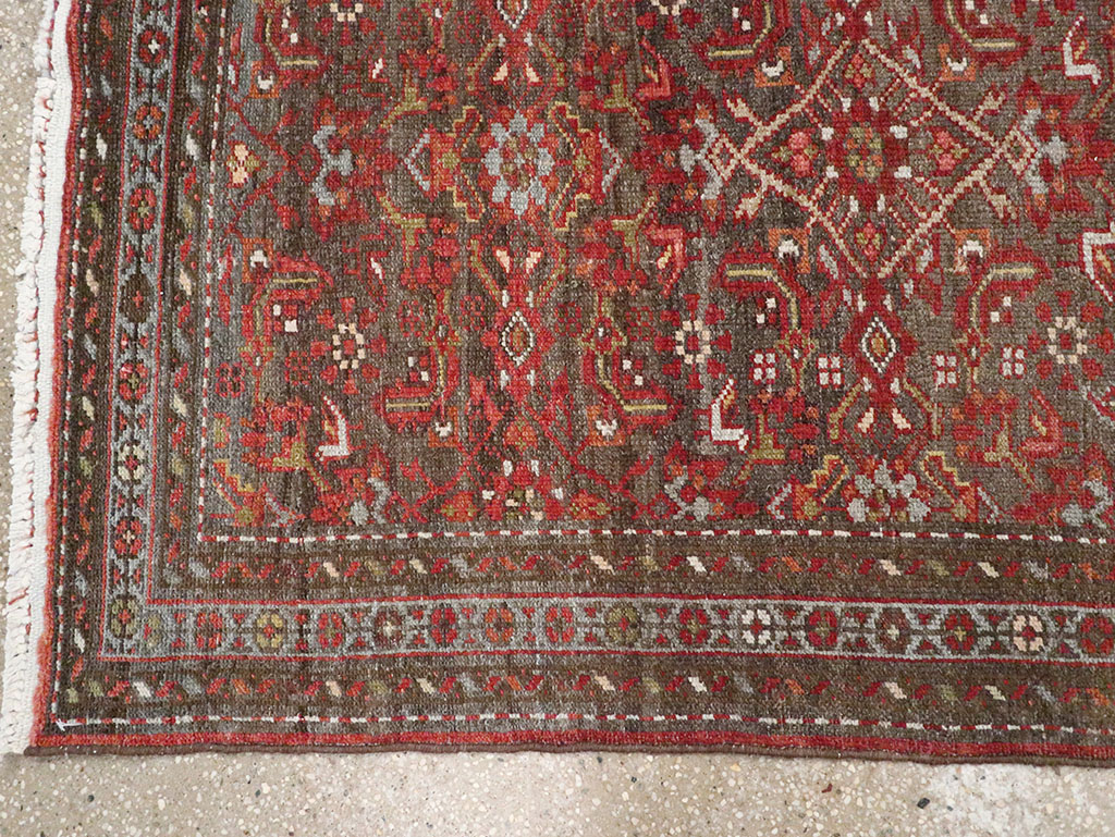 Vintage Persian Malayer Runner, No.22450 - Gss