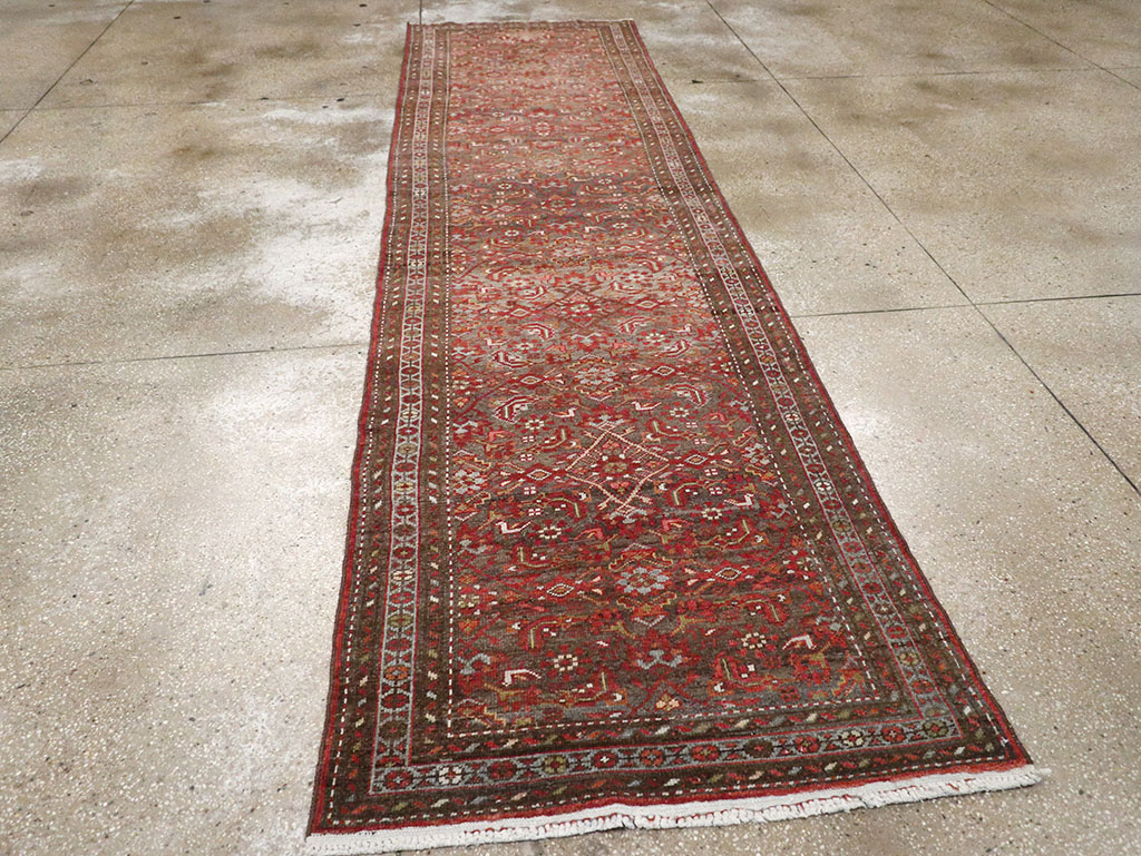 Vintage Persian Malayer Runner, No.22450 - Gss