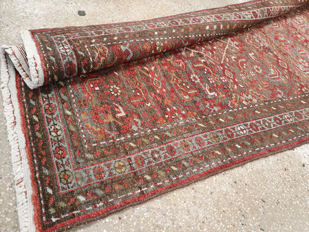 Vintage Persian Malayer Runner, No.22450 - Gss