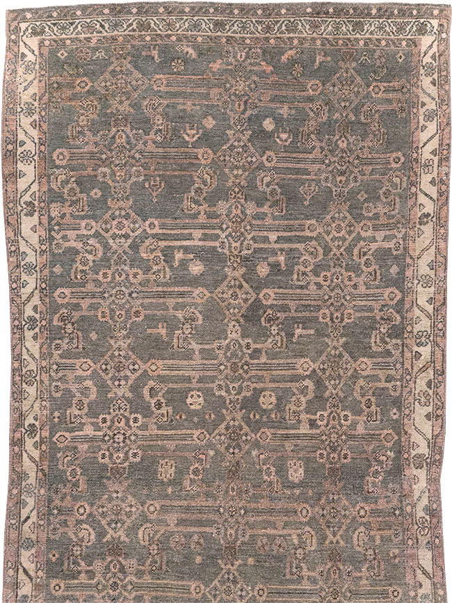 Vintage Persian Malayer Long Runner, No.22459 - Gss