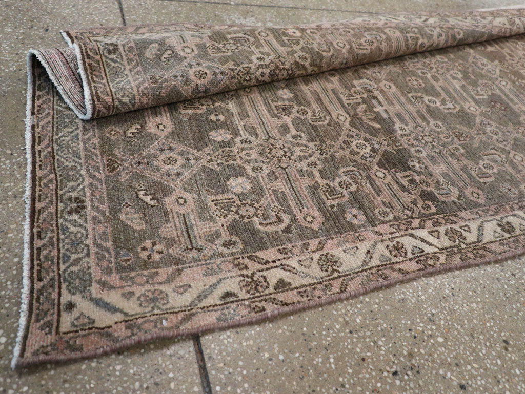 Vintage Persian Malayer Long Runner, No.22459 - Gss