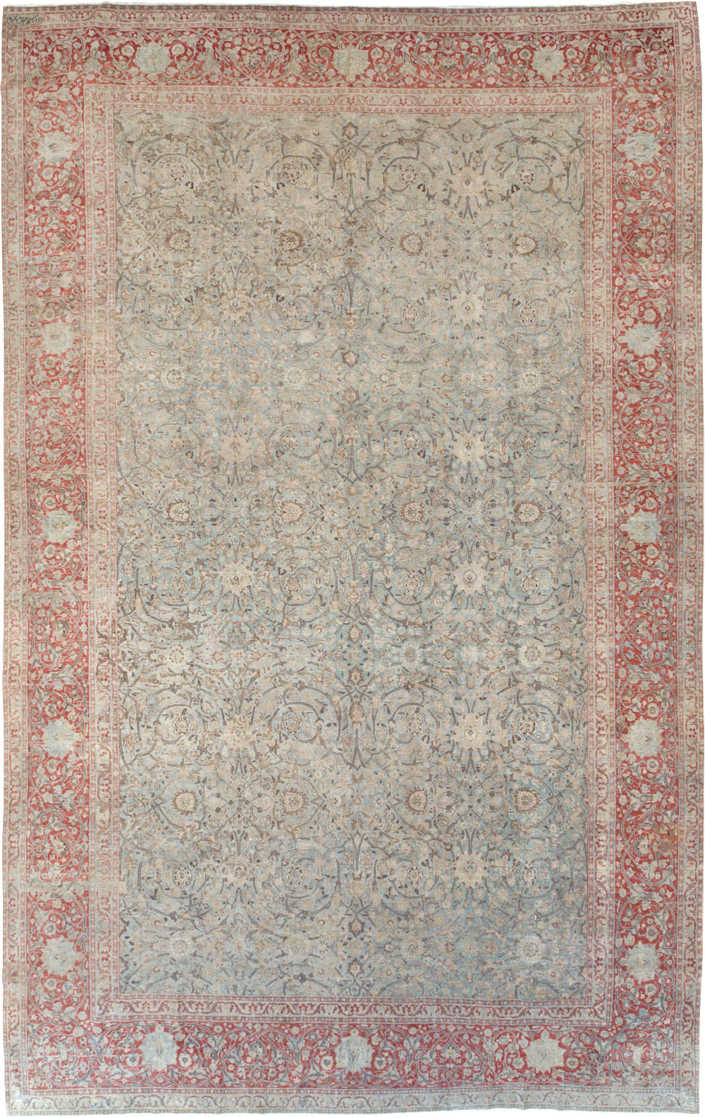Antique Persian Oversize Tabriz Carpet, No.22460 - Gss