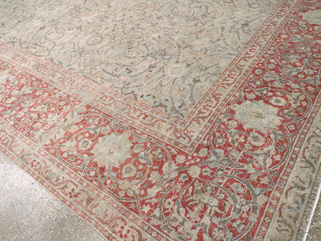 Antique Persian Oversize Tabriz Carpet, No.22460 - Gss