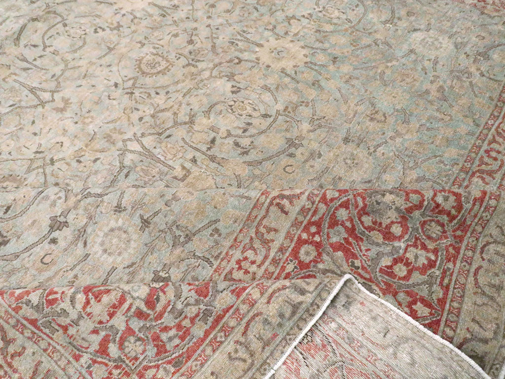 Antique Persian Oversize Tabriz Carpet, No.22460 - Gss