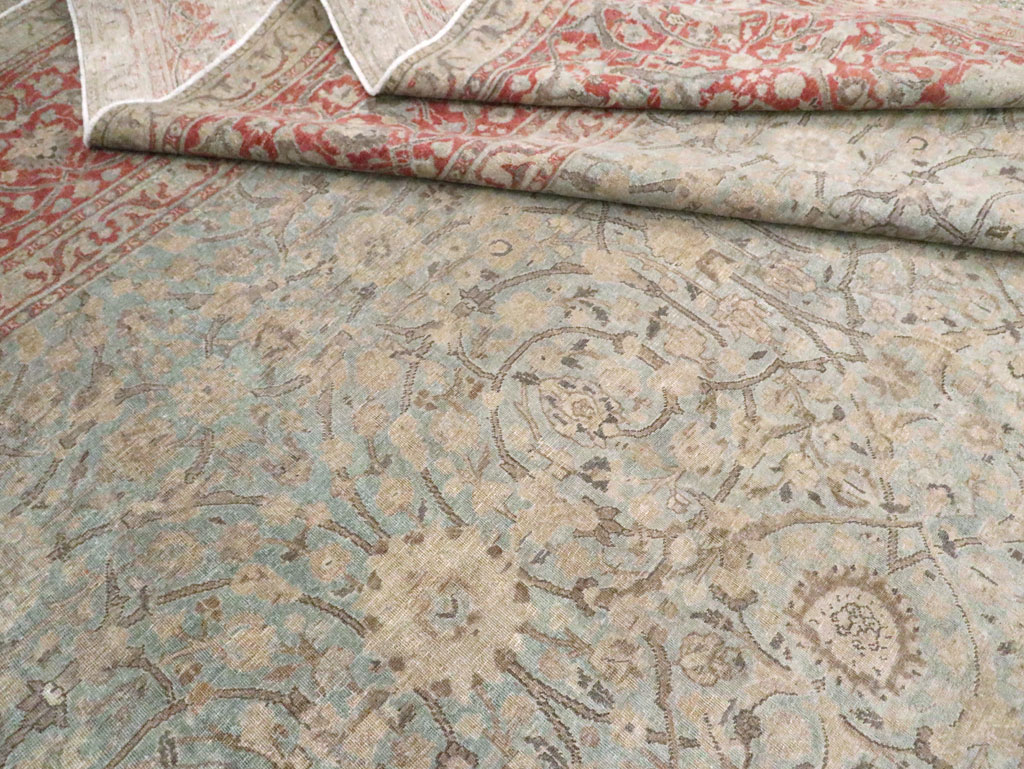 Antique Persian Oversize Tabriz Carpet, No.22460 - Gss