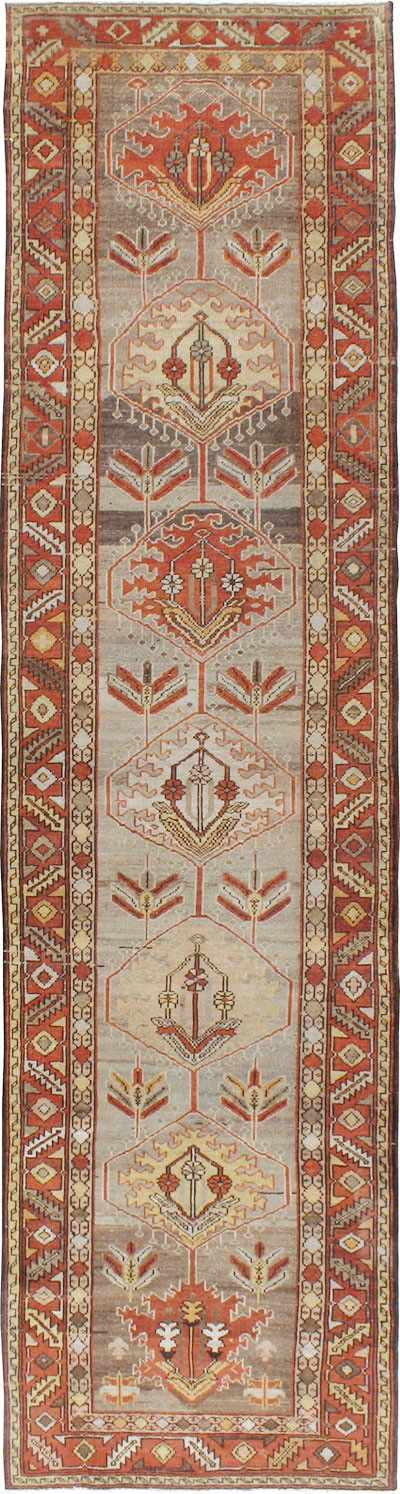 Antique Persian Heriz Runner, No.22467 - Gss
