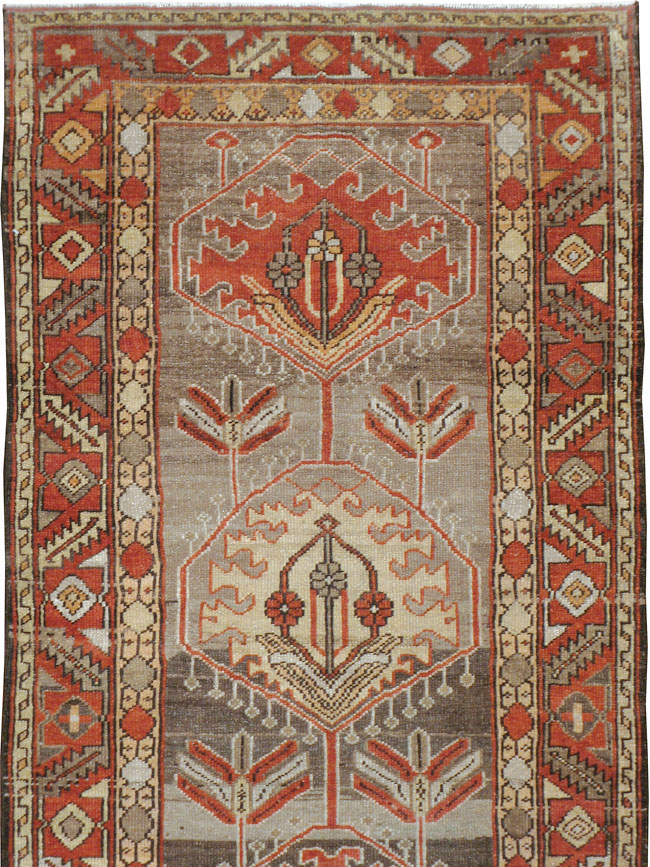 Antique Persian Heriz Runner, No.22467 - Gss