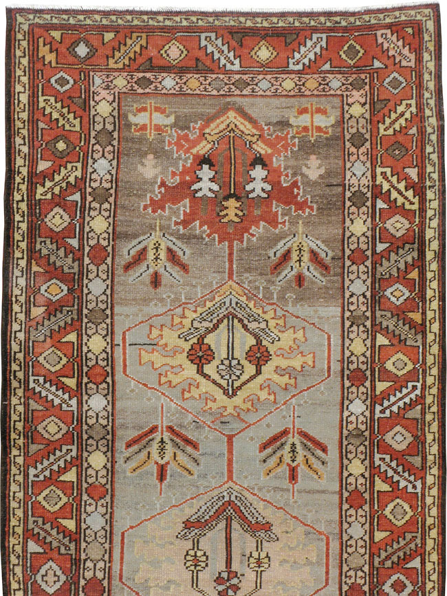 Antique Persian Heriz Runner, No.22467 - Gss