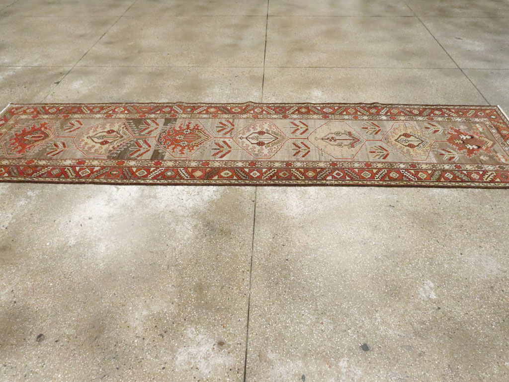 Antique Persian Heriz Runner, No.22467 - Gss