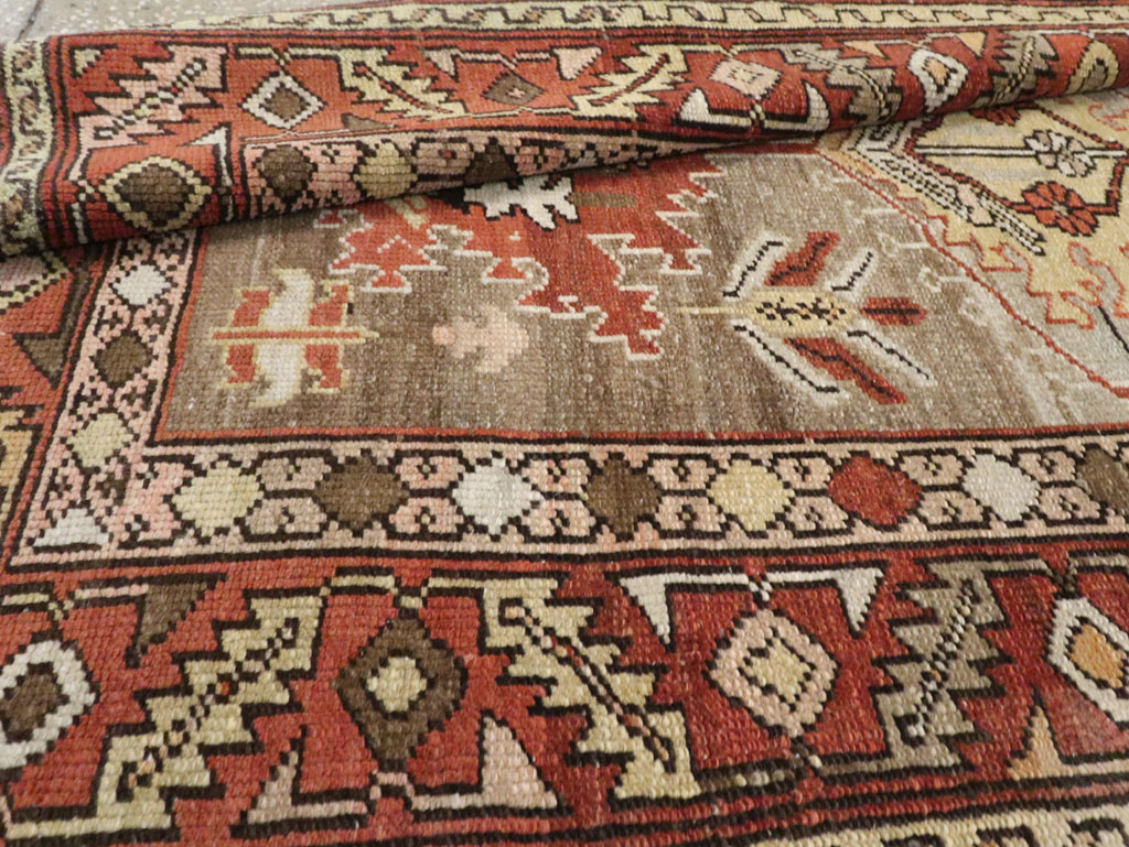 Antique Persian Heriz Runner, No.22467 - Gss