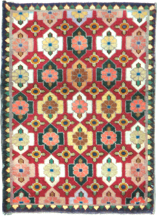 Vintage Persian Tabriz Rug (Pair: 1 of 2), No.22477 - Gss