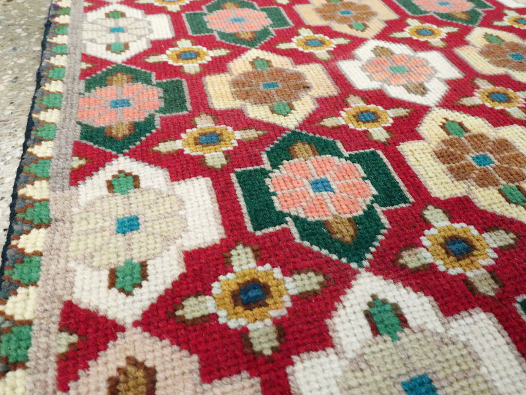 Vintage Persian Tabriz Rug (Pair: 1 of 2), No.22477 - Gss