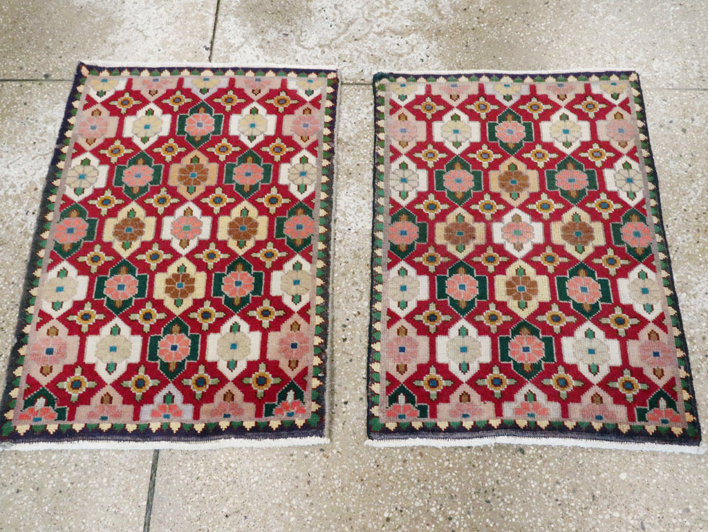Vintage Persian Tabriz Rug (Pair: 1 of 2), No.22477 - Gss