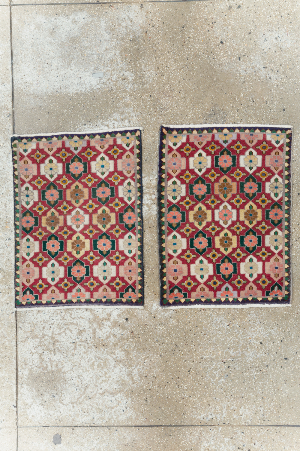 Vintage Persian Tabriz Rug (Pair: 2 of 2), No.22478 - Gss