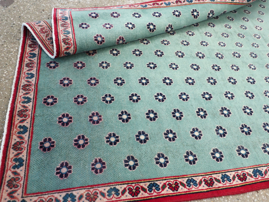 Vintage Kashan Modernist Rug, No.22480 - Gss