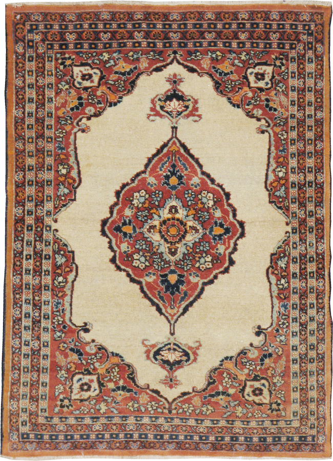 Antique Persian Tabriz Hagi Jalili Rug, No.22495 - Gss