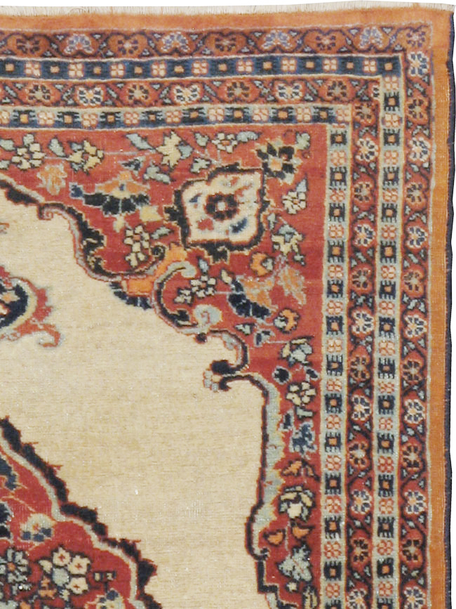 Antique Persian Tabriz Hagi Jalili Rug, No.22495 - Gss