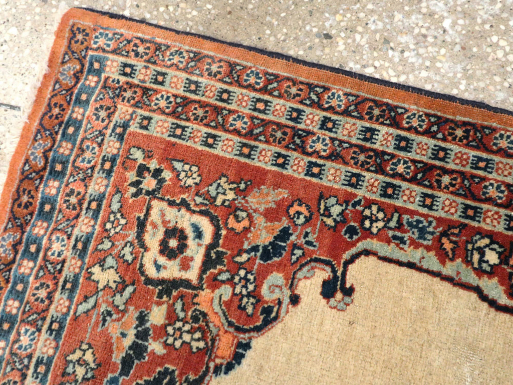 Antique Persian Tabriz Hagi Jalili Rug, No.22495 - Gss