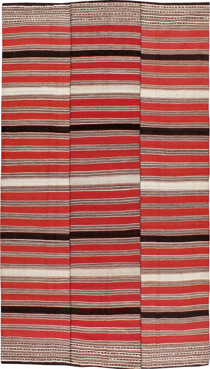 Vintage Persian Flat-weave Kilim, No.22508 - Gss