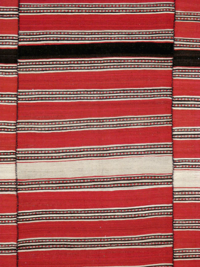 Vintage Persian Flat-weave Kilim, No.22508 - Gss