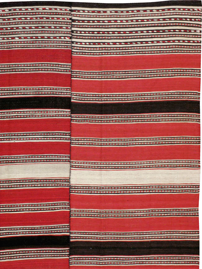 Vintage Persian Flatweave Kilim, No.22508 - Gss