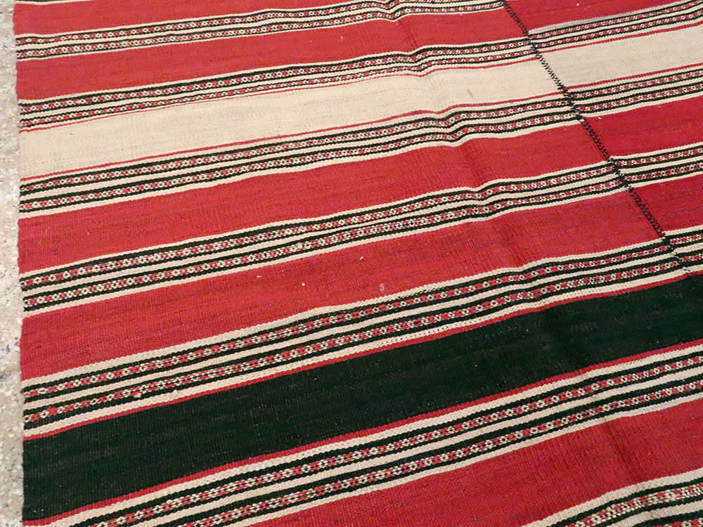 Vintage Persian Flat-weave Kilim, No.22508 - Gss