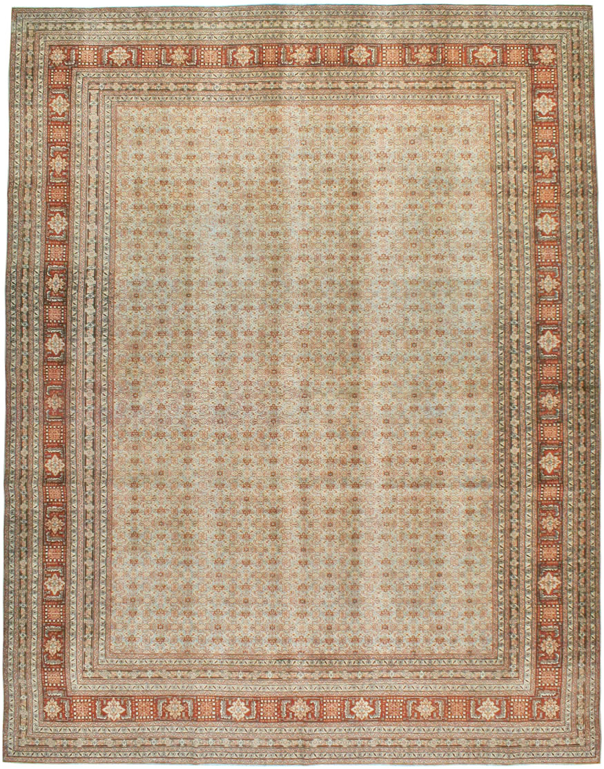 Antique Persian Tabriz Carpet, No.22529 - Gss