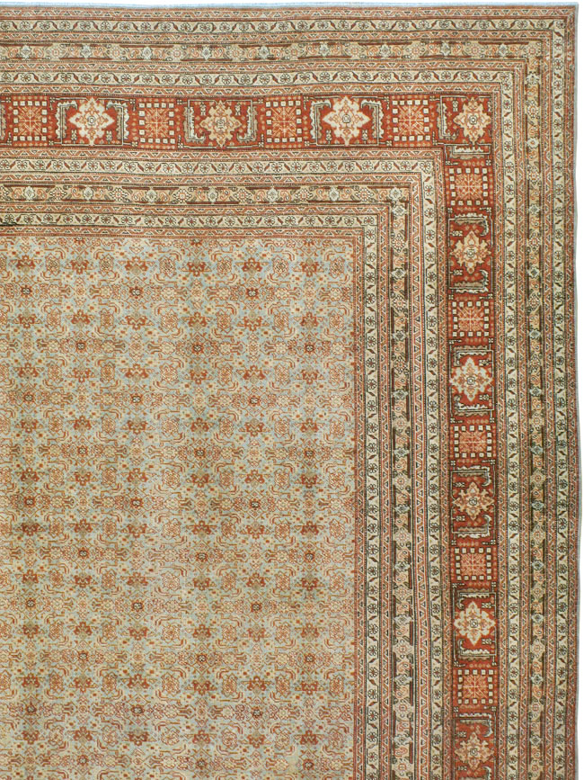 Antique Persian Tabriz Carpet, No.22529 - Gss