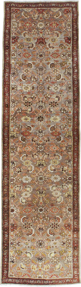 Vintage Persian Malayer Runner, No.22532 - Gss