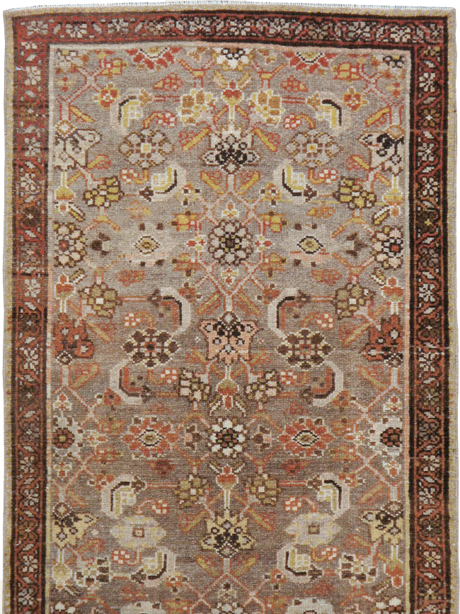 Vintage Persian Malayer Runner, No.22532 - Gss