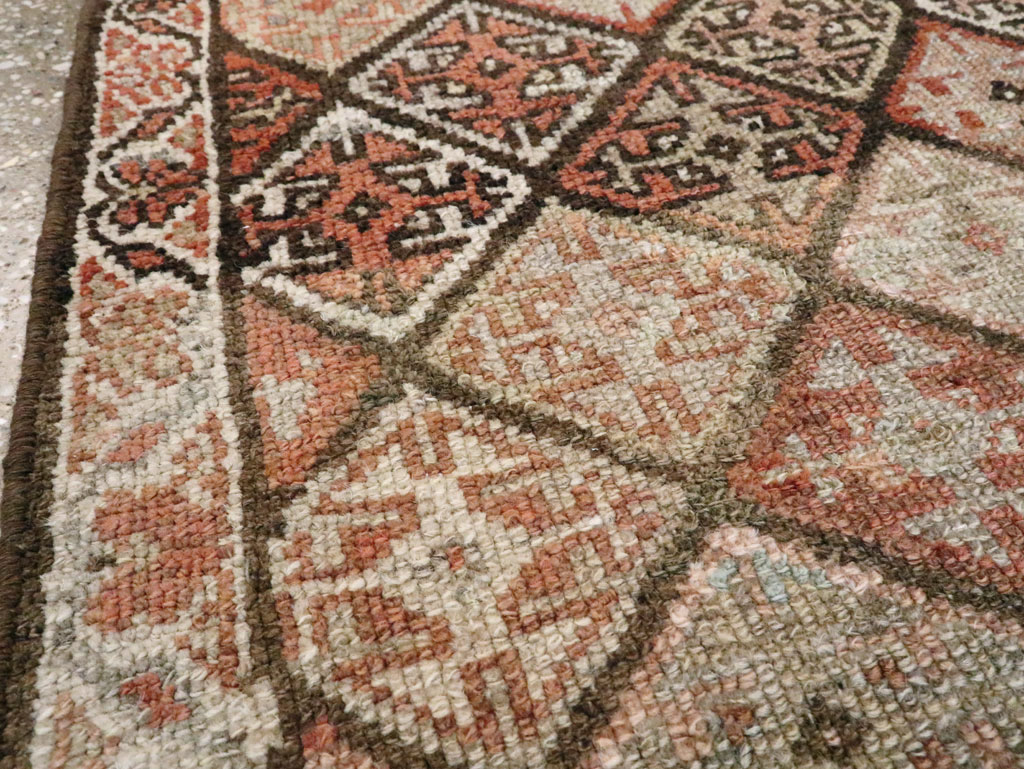 Antique Persian Kurdish Square Rug (Pair: 1 of 2), No.22534 - Gss