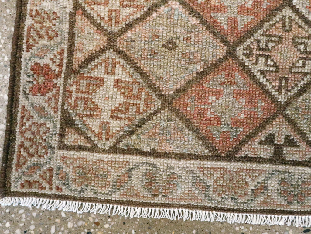 Antique Persian Kurdish Square Rug (Pair: 1 of 2), No.22534 - Gss