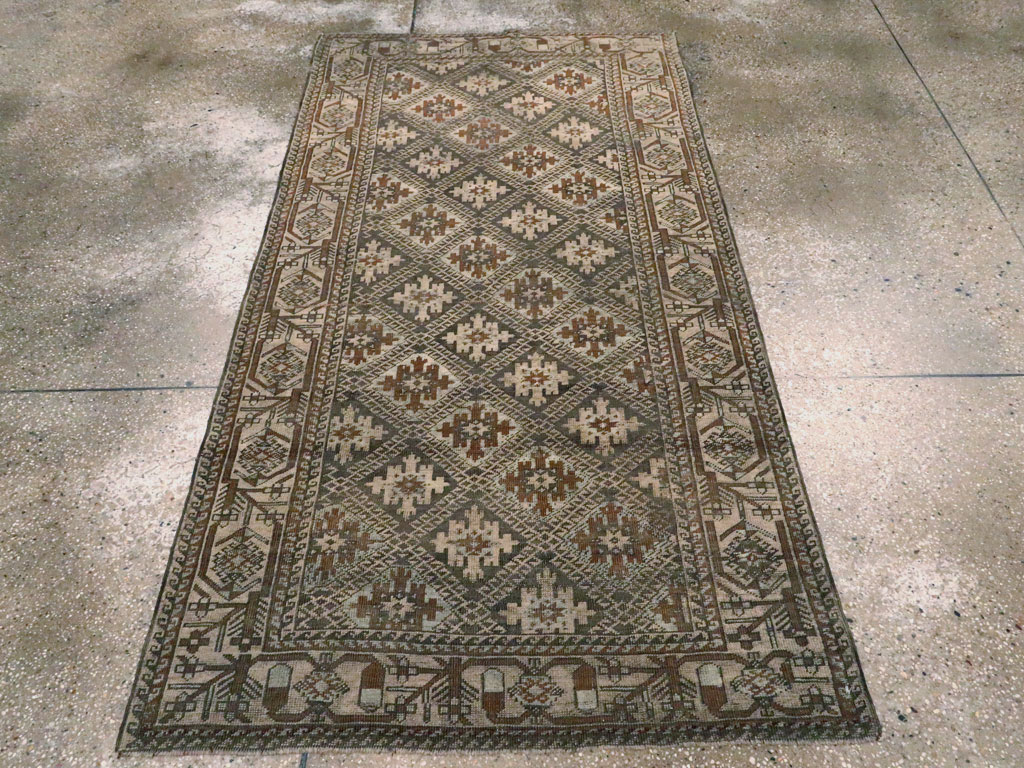 Vintage Persian Baluch Rug, No.22536 - Gss