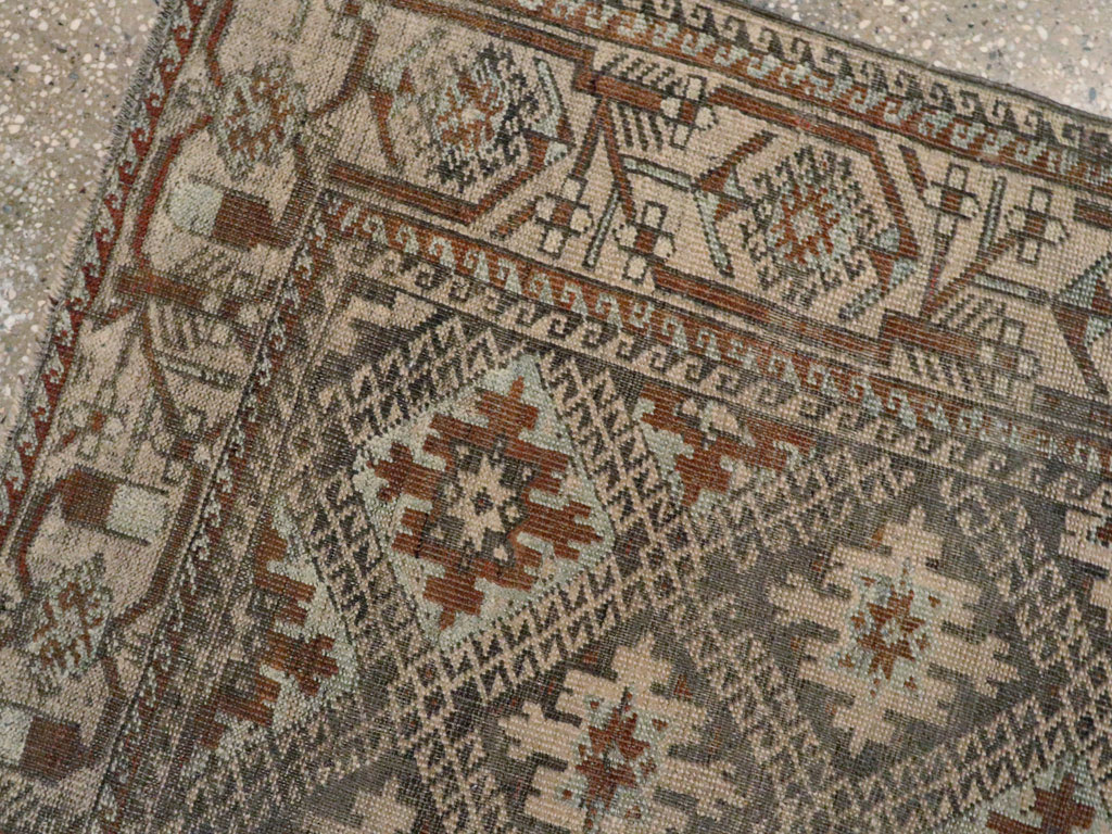 Vintage Persian Baluch Rug, No.22536 - Gss