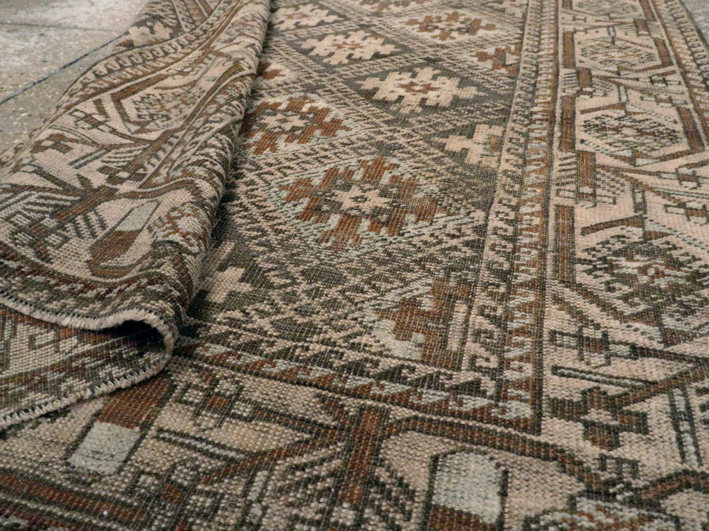 Vintage Persian Baluch Rug, No.22536 - Gss