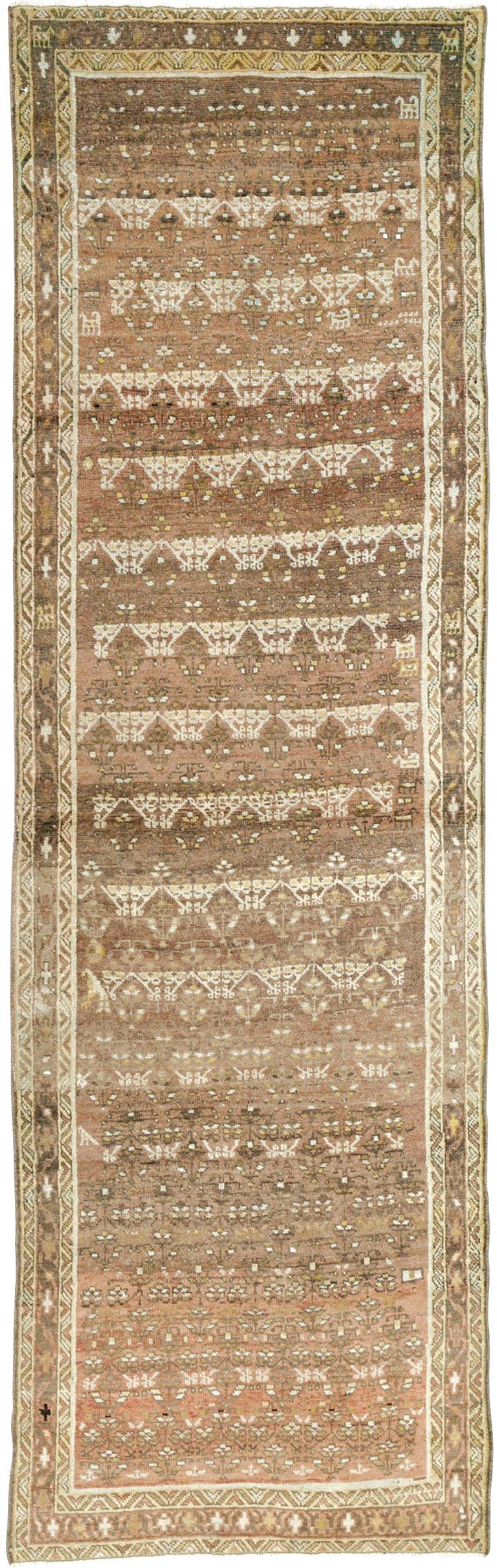 Antique Persian Malayer Runner Rug, No.22541 - Gss