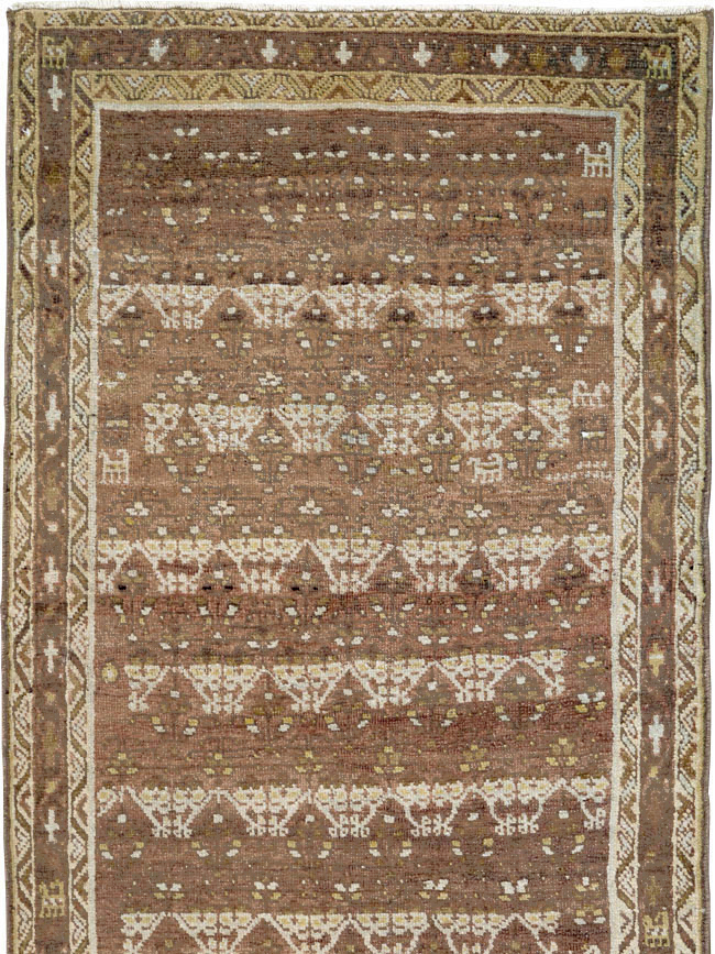 Antique Persian Malayer Runner Rug, No.22541 - Gss