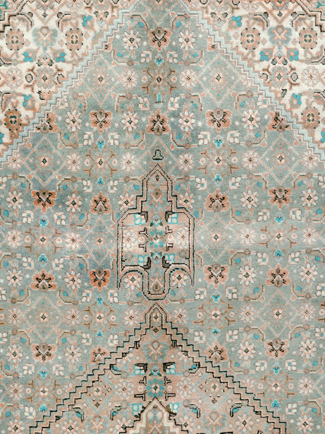 Vintage Persian Tabriz Room Size Carpet, No.22542 - Gss