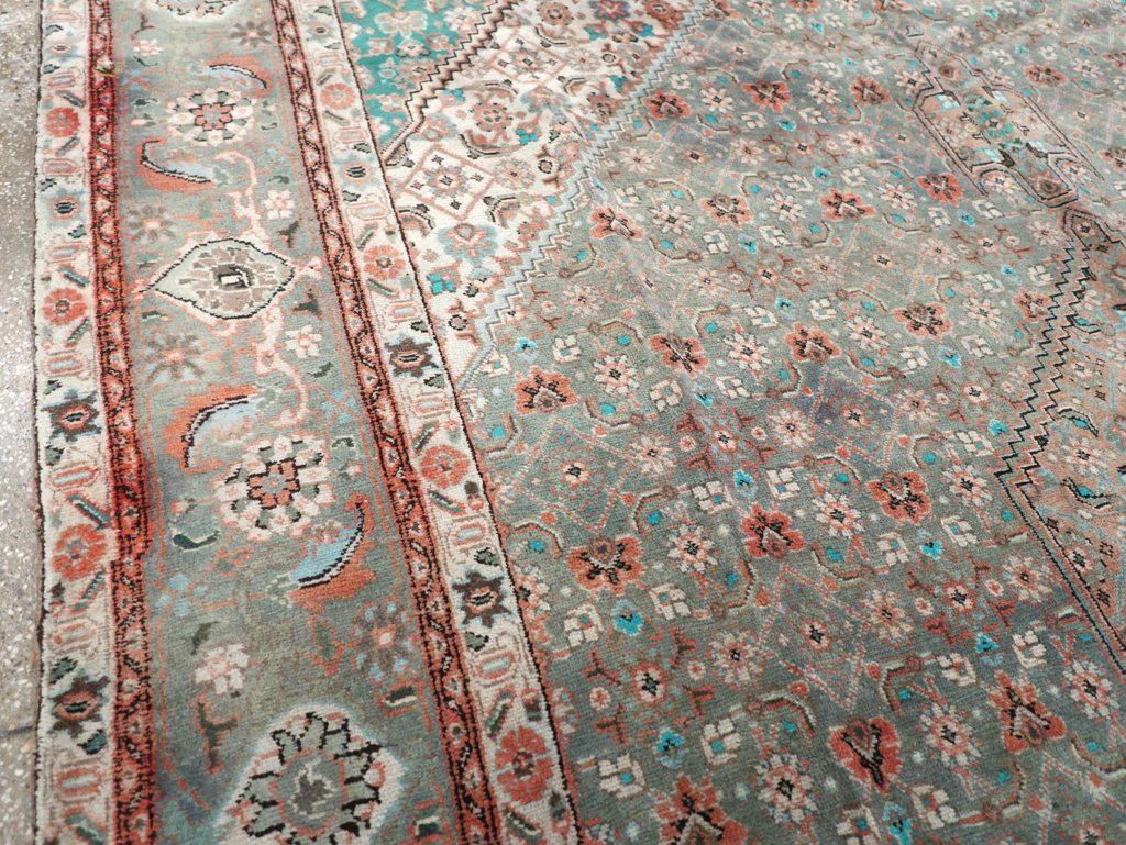 Vintage Persian Tabriz Room Size Carpet, No.22542 - Gss