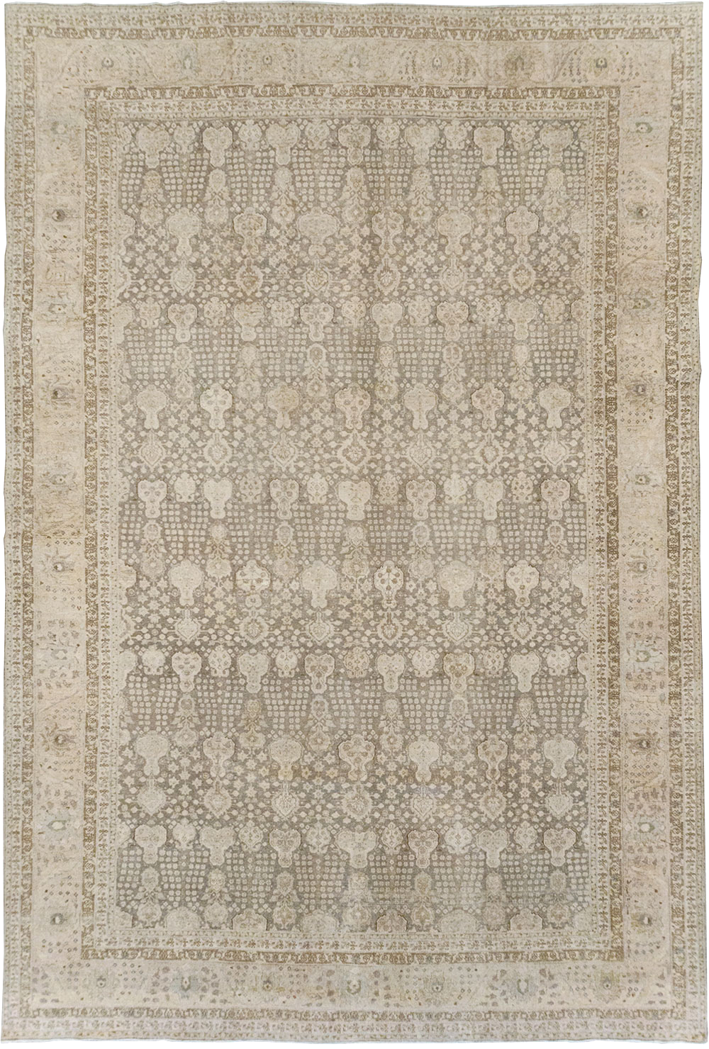 Antique Persian Tabriz Large Carpet, No.22547 - Gss