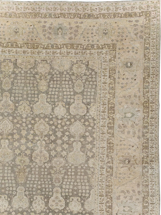 Antique Persian Tabriz Large Carpet, No.22547 - Gss