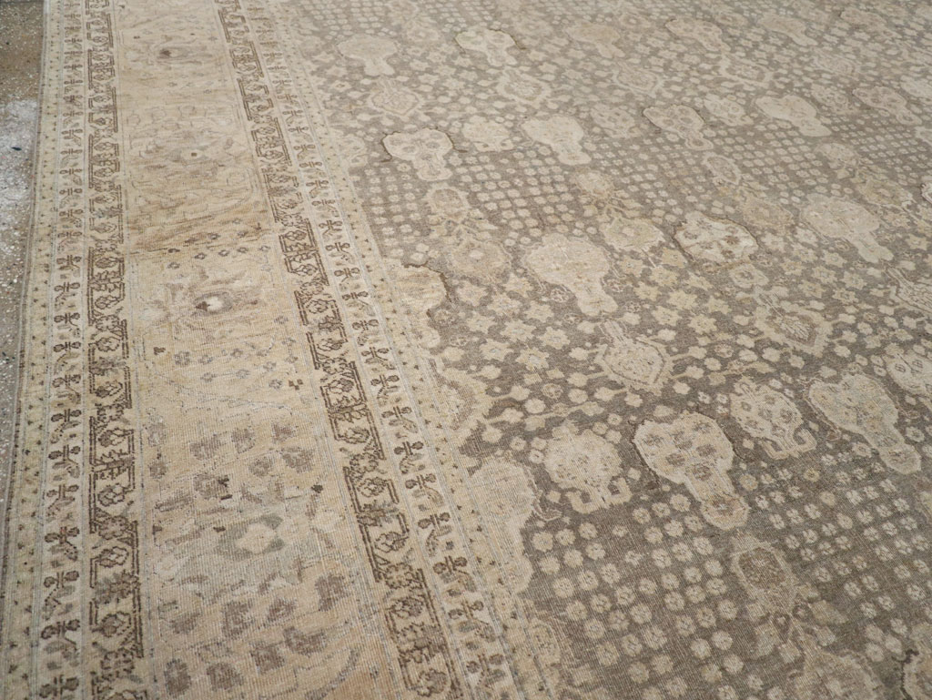 Antique Persian Tabriz Large Carpet, No.22547 - Gss