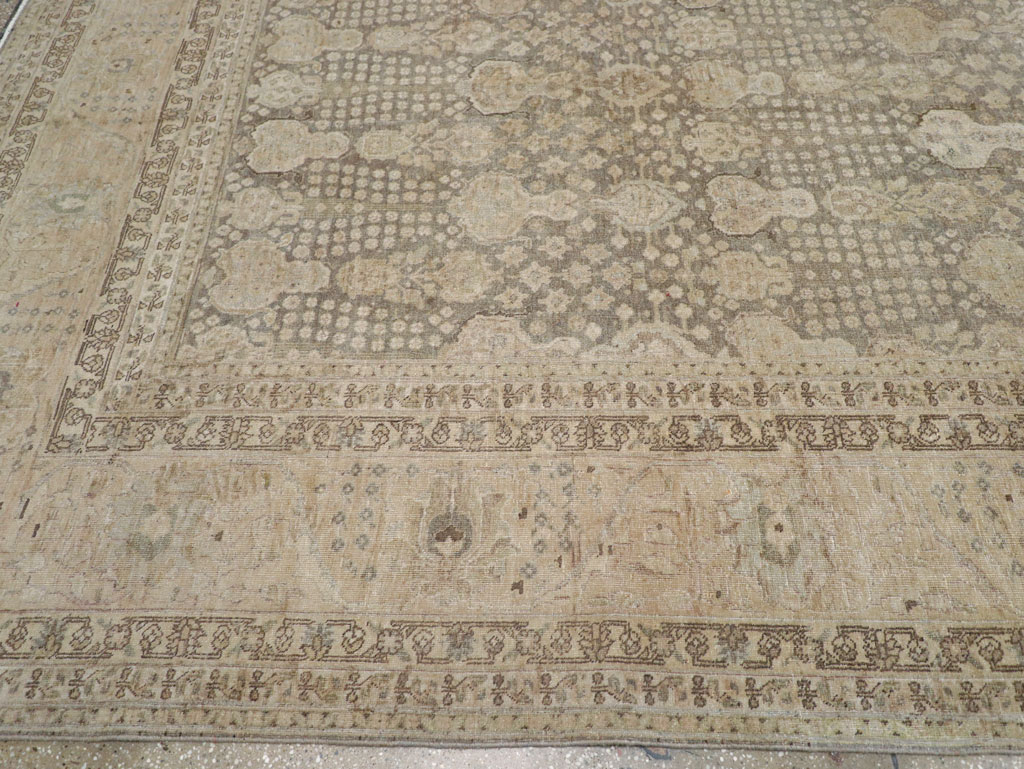 Antique Persian Tabriz Large Carpet, No.22547 - Gss
