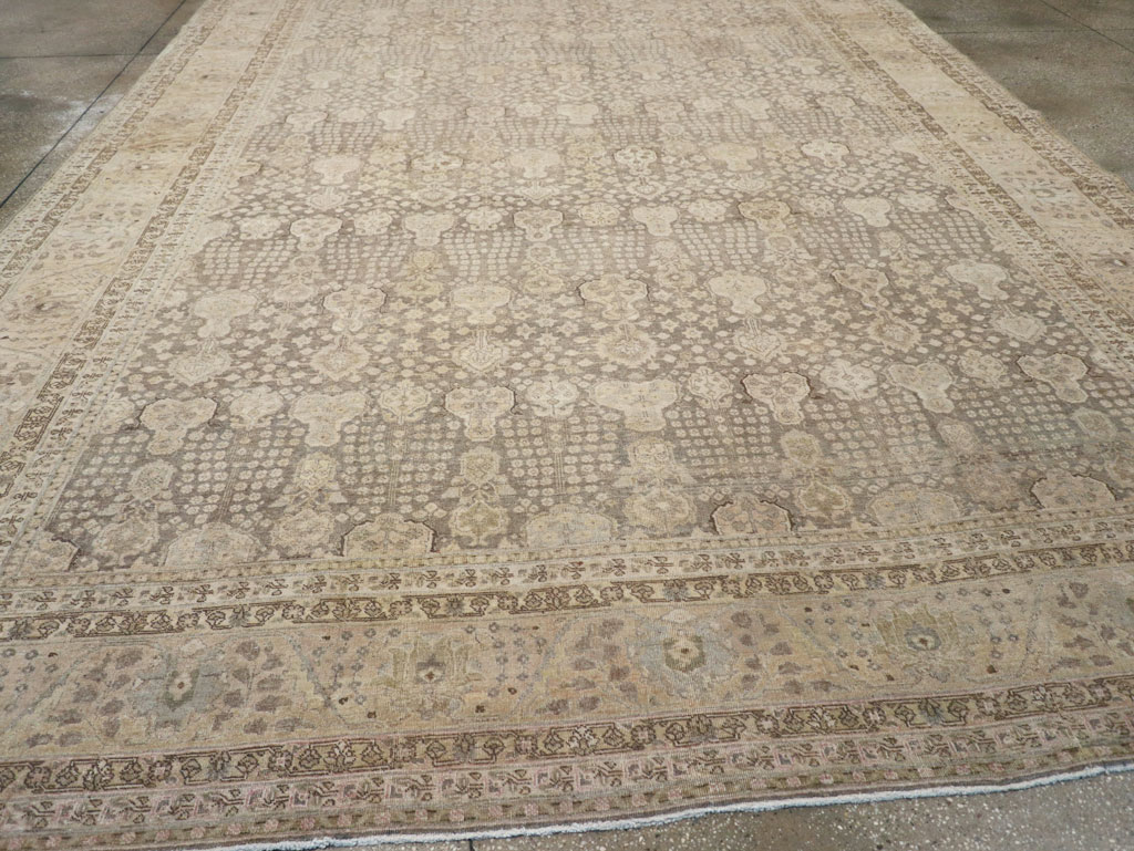Antique Persian Tabriz Large Carpet, No.22547 - Gss