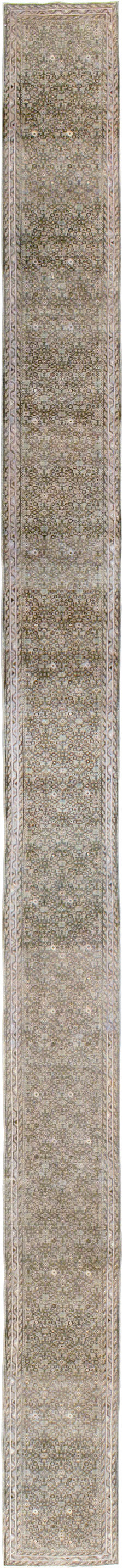 Vintage Persian Malayer Long Runner, No.22548 - Gss