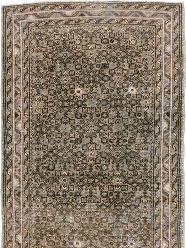 Vintage Persian Malayer Long Runner, No.22548 - Gss